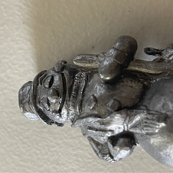 Vintage Michael Ricker Pewter snowman Figurine 1987 - Picture 12 of 14